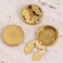 Framendino 20 Pack Button Cover Blank Metal Shirt Cufflinks for DIY Craft