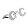 Mudra Crafts Letter C Initial Cufflinks for Men Set Mens Stainless Cuff Links with Initials Monogram Stainless Steel Alphabet Cufflinks