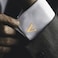 Salutto Mens Gold Letter V Cufflinks 1 Pair with Gift Box V