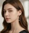 Reffeer Solid 925 Sterling Silver CZ Droplet Chain Dangle Earrings for Women Teen Girls Tassel Dangle Earrings Threader ASilver