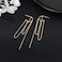 SLUYNZ 925 Sterling Silver Dangle Earrings Tassel Chain for Women Teen Girls Dangle Earrings Long Earrings Huggie Studs Dangle Chain Gold Plated