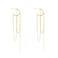 SLUYNZ 925 Sterling Silver Dangle Earrings Tassel Chain for Women Teen Girls Dangle Earrings Long Earrings Huggie Studs Dangle Chain Gold Plated