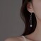 SLUYNZ Solid 925 Sterling Silver Snowflake Earrings Dangle for Women Teen Girls Snowflake Dangle Earrings Chain ASterling Silver