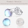 limerencia Limerencia G23 Hypoallergenic Pure Titanium Earrings OpalMoonstoneBlue Turquoise Stud Earrings F136 Implant GradeDelicate Jewelry for Sensitive Ears 5mm Moonstone