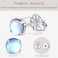 limerencia Limerencia G23 Hypoallergenic Pure Titanium Earrings OpalMoonstoneBlue Turquoise Stud Earrings F136 Implant GradeDelicate Jewelry for Sensitive Ears 5mm Moonstone