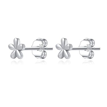 Reffeer Solid 925 Sterling Silver Daisy Stud Earrings Flower for Women Teen Girls Tiny Flower Stud Earrings Spring ASilver