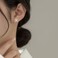 Reffeer Solid 925 Sterling Silver Small Flower Earrings Studs for Women Teen Girls Pretty CZ Flower Stud Earrings Spring ASilver