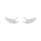 SLUYNZ Genuine 925 Sterling Silver Tiny Feather Studs Earrings for Women Teen Girls Sterling Silver Tiny Studs Earrings Color 1