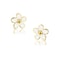 SLUYNZ Solid 925 Sterling Silver Little Daisy Earrings Studs for Women Teen Girls Petite Flowers Studs Earrings BGold Plated