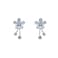 SLUYNZ Solid 925 Sterling Silver Pretty Flowers Earrings Studs for Women Teen Girls Elegant CZ Flowers Studs Earrings ASterling Silver
