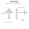 CUTEFEEL 18K White Gold Plated Sterling Silver Cross Stud Earrings for Women Men CZ Cross Stud Hypoallergenic Jewelry Gift