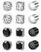 Longita Clipon Magnetic Fake Earrings for Men Magnet Aretes de Iman Para Hombre