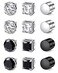 Longita Clipon Magnetic Fake Earrings for Men Magnet Aretes de Iman Para Hombre