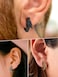FaithHeart Dragon Earrings for Men Stainless Steel Punk Biker Stud Earrings Punk Rock Silver Round Stud Earrings
