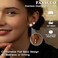 FASACCO 14K Flat Back Round Square Stud Earrings for Men Women Large Big Cubic Zirconia Stud Earrings Mens Earrings Flatback Earrings