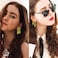 GUIJUEYE 3 Pcs Zoro Earrings One Piece Anime Earrings for Roronoa Zoro Cosplay Stainless Steel Stackable Dangle Earrings for Men Women
