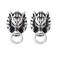 JinYu 2pcs Wolf Earring ear stud Cosplay Earrings Prop Gifts for Men Women