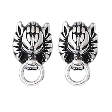 JinYu 2pcs Wolf Earring ear stud Cosplay Earrings Prop Gifts for Men Women