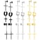 NEWITIN 9 Pairs Cross Earrings for Men Women Stainless Steel Earring Set