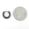 Steelmeup Pair Stainless Steel Black Stripes Huggie Hoop Earrings