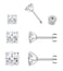 Purbeaut Princess Cut Square CZ Stud Earrings Flat Back Screw Back Small Silver Clear Cubic Zirconia Studs Earrings Set for Women Men Pack of 3 Pairs 3mm 4mm 5mm