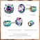 VOLUKA Titanium Earrings for Sensitive Ears 1 Pairs Screw Back Hypoallergenic Surgical Grade Titanium Cubic Zirconia Stud Earrings for Women Men Green