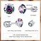 VOLUKA Titanium Earrings for Sensitive Ears 1 Pairs Screw Back Hypoallergenic Surgical Grade Titanium Cubic Zirconia Stud Earrings for Women Men White