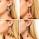 HUASAI Christmas Tree Cake Stud Earrings for Women Stud Earrings Jewelry for Office Holiday Event Gifts for Mom