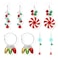 HUASAI Christmas Tree Cake Stud Earrings for Women Stud Earrings Jewelry for Office Holiday Event Gifts for Mom