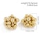 GIGB PBDK Chunky Gold Ball Statement Earrings for Women Minimalist Y2k Large Silver Beaded Cluster Earrings Oversized Round Hoop Earrings Wedding Valentines GiftGold