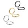 EACHLP Gold Silver Black Plating Endless Cartilage Hoops 7MM Tiny Sleeper Thin Hoop Earrings for BoyGirl 20G Nose Rings Helix Septum Daith Lobe Lip Tragus Nipple Snug Second Third Hole Body Piercing J