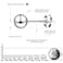 EVERU 925 Sterling Silver Ball Stud Earrings Available in 3mm10mmClassic Round Ball Studs Hypoallergenic Jewelry 3mm