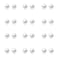 Charisma 5mm Composite Pearl Stud Earrings Round Ball Pearls Hypoallergenic 12 Pairs Imitation Pearl Earrings Set for Women