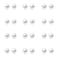 Charisma 5mm Composite Pearl Stud Earrings Round Ball Pearls Hypoallergenic 12 Pairs Imitation Pearl Earrings Set for Women