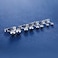 MDFUN 5 Pairs Surgical Stainless Steel Round Ball Stud Earrings Set for Women Men 37mm