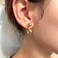 Sttiafay Boho Ball Jacket Earrings Gold Zinc Round Ball Drop Earrings Vintage Boho Style Female Ear Jacket Earrings