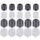 LOCOLO 64 Pieces Earring Pads for Clip On Earrings 2 Sizes Silicone ClipOn Earring Backs Clear Silicone Comfort Earring Cushions Earring Covers for Sports Clips On Earrings