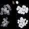 LOCOLO 64 Pieces Earring Pads for Clip On Earrings 2 Sizes Silicone ClipOn Earring Backs Clear Silicone Comfort Earring Cushions Earring Covers for Sports Clips On Earrings