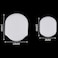 LOCOLO 64 Pieces Earring Pads for Clip On Earrings 2 Sizes Silicone ClipOn Earring Backs Clear Silicone Comfort Earring Cushions Earring Covers for Sports Clips On Earrings