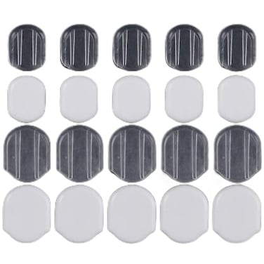 LOCOLO 64 Pieces Earring Pads for Clip On Earrings 2 Sizes Silicone ClipOn Earring Backs Clear Silicone Comfort Earring Cushions Earring Covers for Sports Clips On Earrings