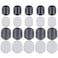 LOCOLO 64 Pieces Earring Pads for Clip On Earrings 2 Sizes Silicone ClipOn Earring Backs Clear Silicone Comfort Earring Cushions Earring Covers for Sports Clips On Earrings