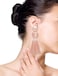 MOLOCH Bohemian Tassel Chandelier Dangle Earring For Women Clip On Earrings Long Drop Statement Earrings rose gold