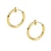 Amoina Clip On Hoop Earrings for Women Silver and GoldTone Brass Spring Hoops for NonPierced Ears