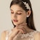Jstyle 4 Pairs Silver Clip on Earrings for Women Elegant Rhinestone Clip on Earrings Dangle Drop for Brides Bridesmaids Non Pierced Earrings SetClip Stud and Dangle Earrings Style