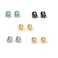 Hilufiet Keloids Pressure Acupressure Clip Earrings Nonpierced Stainless Steel Spiral Earrings 5pairs