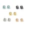 Hilufiet Keloids Pressure Acupressure Clip Earrings Nonpierced Stainless Steel Spiral Earrings 5pairs