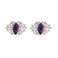 LCSDDWAS Butterfly Rhinestone for Clip on Earbuds Open Ear Removable Ear Accessories Exquisite DIY Decoration E