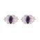 LCSDDWAS Butterfly Rhinestone for Clip on Earbuds Open Ear Removable Ear Accessories Exquisite DIY Decoration E