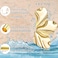 ORAZIO Gold Flower Clip On Earrings Large Flowers Faux Earring Flower Statement EarringsGold