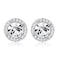 THUNARAZ Thunaraz Elegant Clip on Earrings for Women Crystal Teardrop Wedding Earrings Clip on Rhinestone Formal Chandelier Dangle Earrings for Brides Bridesmaids Silver Round